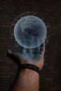 Human hand with globe Earth Royalty Free Stock Photo