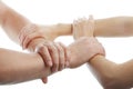 Human Hands Showing Unity Royalty Free Stock Photo