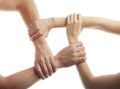 Human Hands Showing Unity Royalty Free Stock Photo