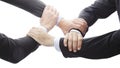 Human Hands Showing Unity Royalty Free Stock Photo