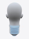 Human Head Light Bulb