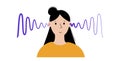 Human hearing icon
