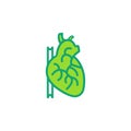 human heart icon vector design Royalty Free Stock Photo