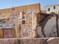 Human Houses Located Near Luxor Pharaoh`s Royal Thumb Royalty Free Stock Photo