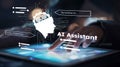 Human interact with AI artificial intelligence brain process generative AI EIDE