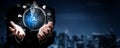 Human interact with AI artificial intelligence brain process generative AI FaaS