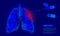 Human Internal Organ Lungs Medicine Treatment Drug.