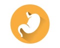 Stomach icon .Human internal organ Royalty Free Stock Photo