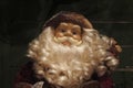 Human-like toys santa claus doll closeup