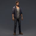 Male Video Game Character Actor In Street Style Realism