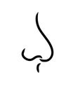 Human nose line icon Royalty Free Stock Photo