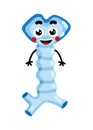 Human oesophagus cute cartoon character