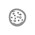 Human organ basophil outline icon. Signs and symbols can be used for web, logo, mobile app, UI, UX