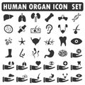 Human Organ icon set design Royalty Free Stock Photo