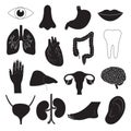 Human Organ Icons Set