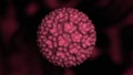 Human papillomavirus cells. HPV. Concept illustration. 3D-rendering. Royalty Free Stock Photo