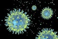 Human pathogenic viruses and bacteria