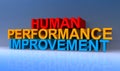 Human performance improvement on blue
