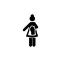 Human picots, hotel, girl, cleaner icon. Element of hotel pictogram icon. Premium quality graphic design icon. Signs and symbols