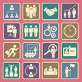 Human resource icon Royalty Free Stock Photo