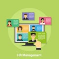Human Resource Management Royalty Free Stock Photo