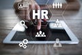 Human resource management, HR, recruitment and teambuilding. Business concept. Royalty Free Stock Photo