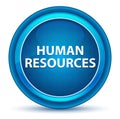 Human Resources Eyeball Blue Round Button