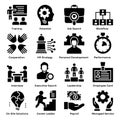 Human Resources Filled Icon Pack