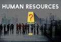 Human Resources Hiring Recruitment Work Concept