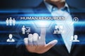 Human Resources HR management Recruitment Employment Headhunting Concept Royalty Free Stock Photo
