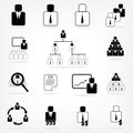 Human resources icons