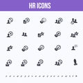 Human Resources Icons for web/mobile screens - part 2