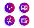 Human resources, Technical algorithm and Balance icons set. Engineering documentation sign. Vector Royalty Free Stock Photo