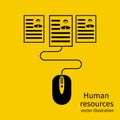 Human resources vector