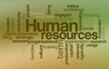 Human resources - Word Cloud