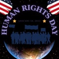 Human Rights Day Royalty Free Stock Photo