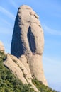 Human shape rocks in Montserrat Mountain, Spain