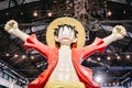 Human Size Model of Monkey D. Luffy from A Japanese Animation One Piece in Asiatique Bangkok