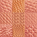 Human skin macro. Vector. Royalty Free Stock Photo