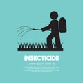 Human Spraying Insecticide