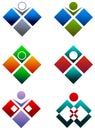 Human square logo