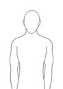 Human standing vector illustration design hand drawing