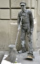 Human statue in Italy Royalty Free Stock Photo