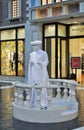 Human Statue in the Venetian Casino