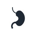 Human stomach icon Royalty Free Stock Photo