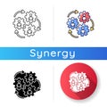 Human synergy icon