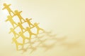 Human team pyramid Royalty Free Stock Photo