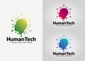 Human Tech Logo Design Template