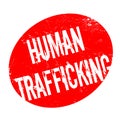 Human Trafficking rubber stamp