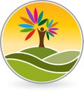 Human tree logo